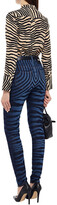 Thumbnail for your product : Just Cavalli Zebra-print High-rise Skinny Jeans