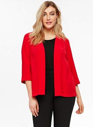 Evans Red Studded Soft Jacket