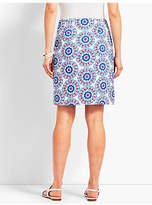 Thumbnail for your product : Talbots Stretch Cotton Canvas Skirt-Geo-Daises