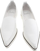 Thumbnail for your product : Shellys Womens White & Black Jeune Flats