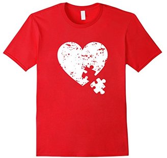 Unique Autism Awareness Heart Puzzle Shirt Autism T-Shirt