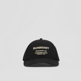Thumbnail for your product : Burberry Horseferry Motif Cotton Twi Baseba Cap