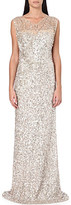 Thumbnail for your product : Jenny Packham Sequin-embellished gown