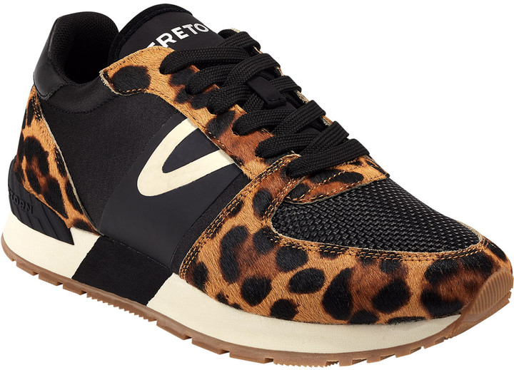 tretorn loyola leopard sneakers
