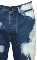 Thumbnail for your product : Narrow Bleached Cotton Denim Jeans