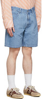 Thumbnail for your product : Commission SSENSE Exclusive Blue Denim Shorts