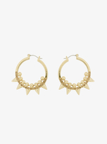 Thumbnail for your product : Torrid Spiked Hoop Earrings