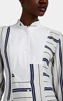 Thumbnail for your product : Loewe Women's Striped Linen-Cotton Handkerchief Shirtdress - White