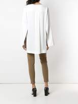 Thumbnail for your product : Gloria Coelho cuff slits blouse