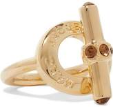 Marc By Marc Jacobs Rose Gold-Tone Crystal Ring