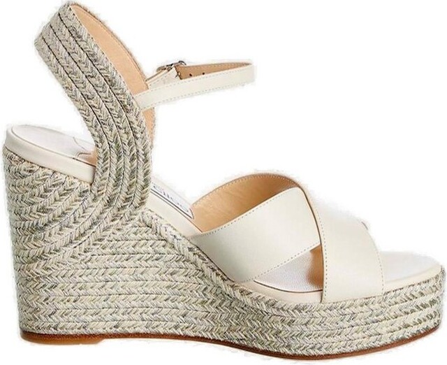 Jimmy Choo Dellena 100 Wedge Sandals