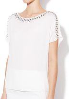 Thumbnail for your product : Ella Moss Jeweled Boatneck Tee