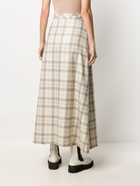 Thumbnail for your product : COOL T.M Check Wool Maxi Skirt