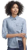 Thumbnail for your product : L.L. Bean Signature Chambray Roll-Tab Shirt