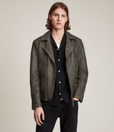 Thumbnail for your product : AllSaints Milo Leather Biker Jacket