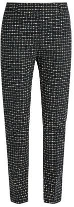 Tomas Maier Urban Grid-print slim-leg trousers