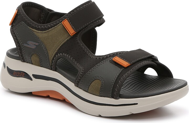 Skechers Go Walk 5 Sandals Black | Dressinn
