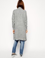 Thumbnail for your product : ASOS Longline Waterfall Cardigan in Chunky Knit