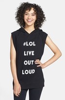 Thumbnail for your product : U-NI-TY Unit-Y 'Ecstatic - #LOL Live Out Loud' Sleeveless Hoodie