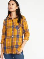 Thumbnail for your product : Old Navy Relaxed Plaid Twill Classic Shirt for Women