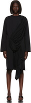 Thumbnail for your product : MM6 MAISON MARGIELA Black Draped Minidress
