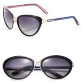 Thumbnail for your product : Tom Ford Eyewear Daria Oversized Cat's-Eye Sunglasses