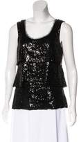 Thumbnail for your product : Philosophy di Alberta Ferretti Sequin Sleeveless Top