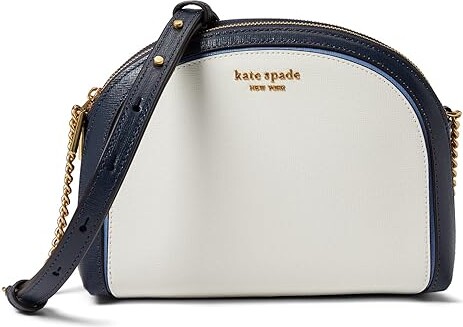 Kate Spade New York Morgan Double Zip Dome Crossbody - Cream Multi