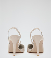 Thumbnail for your product : Reiss Allie POINT TOE SLINGBACK SHOES