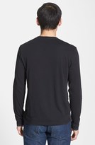 Thumbnail for your product : Vince Long Sleeve Crewneck T-Shirt with Heathered Trim