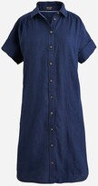 Thumbnail for your product : J.Crew Tall relaxed-fit short-sleeve Baird McNutt Irish linen shirtdress