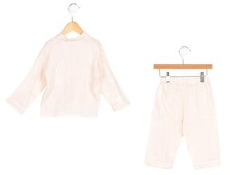 Hermes Girls' Linen Pajama Set
