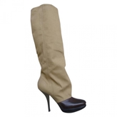 Thumbnail for your product : Dries Van Noten Beige Leather Boots