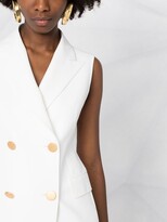 Thumbnail for your product : Tagliatore Double-Breasted Sleeveless Blazer