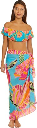 Trina Turk Poppy Woven Pareo (Multi) Women's Swimwear