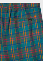 Thumbnail for your product : Paul Smith Men's Multi-Coloured Check Cotton And Linen Shorts