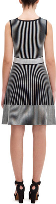 Kate Spade Rib Knit Striped Sweater Dress