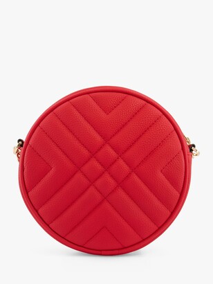 Dune Delissa Small Quilted Leather Circle Bag