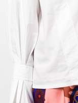 Thumbnail for your product : Odeeh neck tie detail blouse