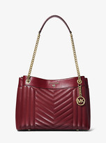 Thumbnail for your product : Michael Kors Susan Medium Quilted Leather Shoulder Bag