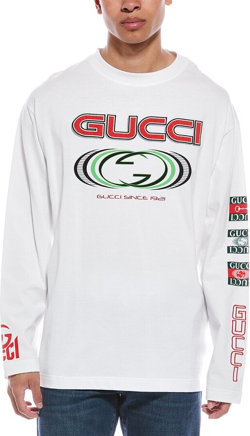 Gucci Logo Print Jersey T-Shirt