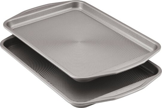 Circulon Circulon2PieceNon-stickCookiePanSet:CarbonSteelBakeware,Even-Heating,Oven-Safeto450°F,HandWash