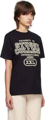 Stussy Black 'Property Of' T-Shirt