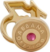 Thumbnail for your product : Dolce & Gabbana 18kt Yellow Gold Ruby Good Luck Cufflinks