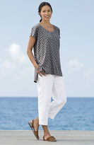 Thumbnail for your product : J. Jill Pure Jill printed cap-sleeve easy tee