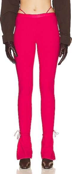 Flared leggings in pink - Nensi Dojaka