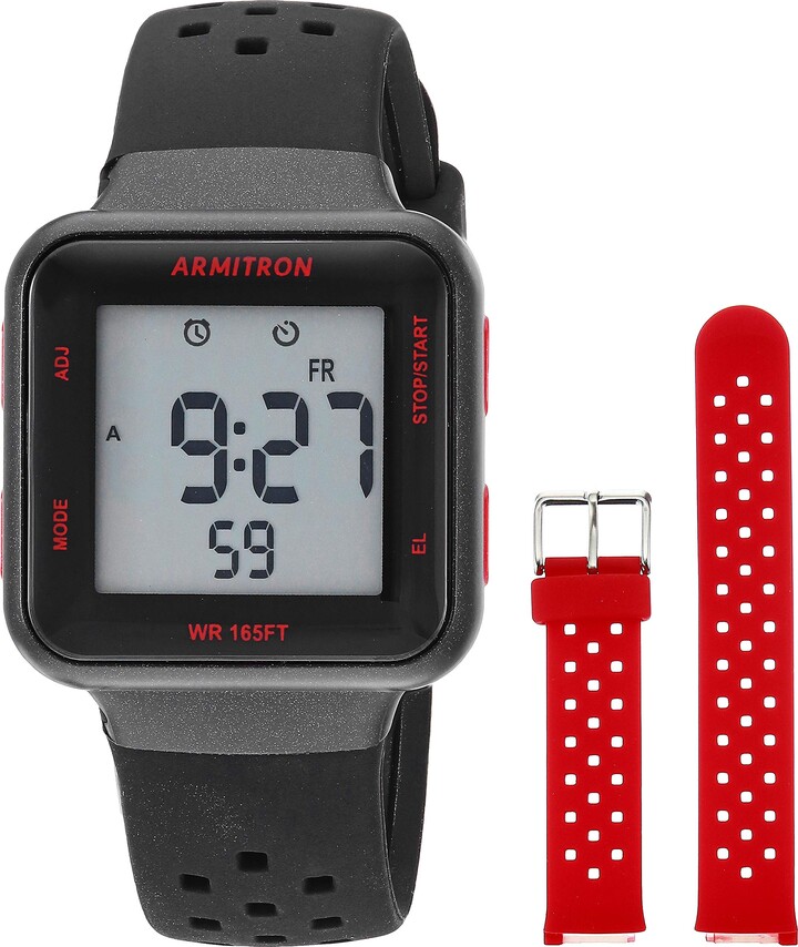 red armitron watch