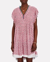 Thumbnail for your product : Poupette St Barth Sasha Lace-Trimmed Mini Dress
