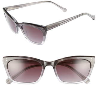 Colors In Optics Brickell 55mm Gradient Cat Eye Sunglasses
