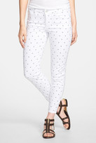 Thumbnail for your product : Not Your Daughter's Jeans NYDJ 'Clarissa' Print Fitted Stretch Ankle Jeans (Optic White Anchors)